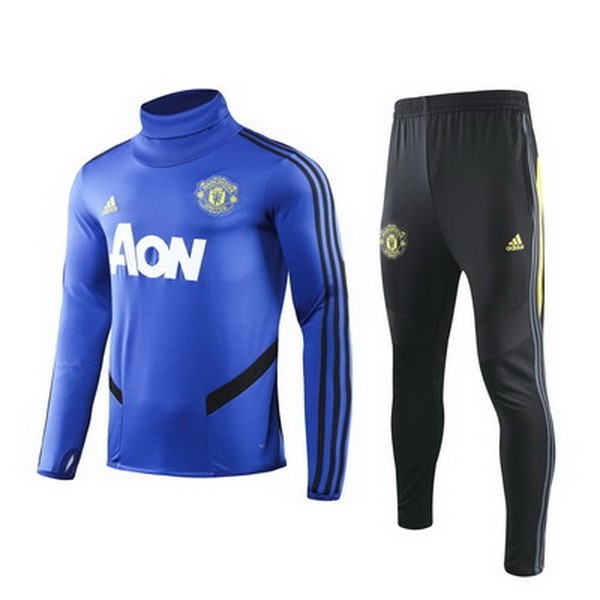 Chandal Niños Manchester United 2019/20 Azul Negro Amarillo